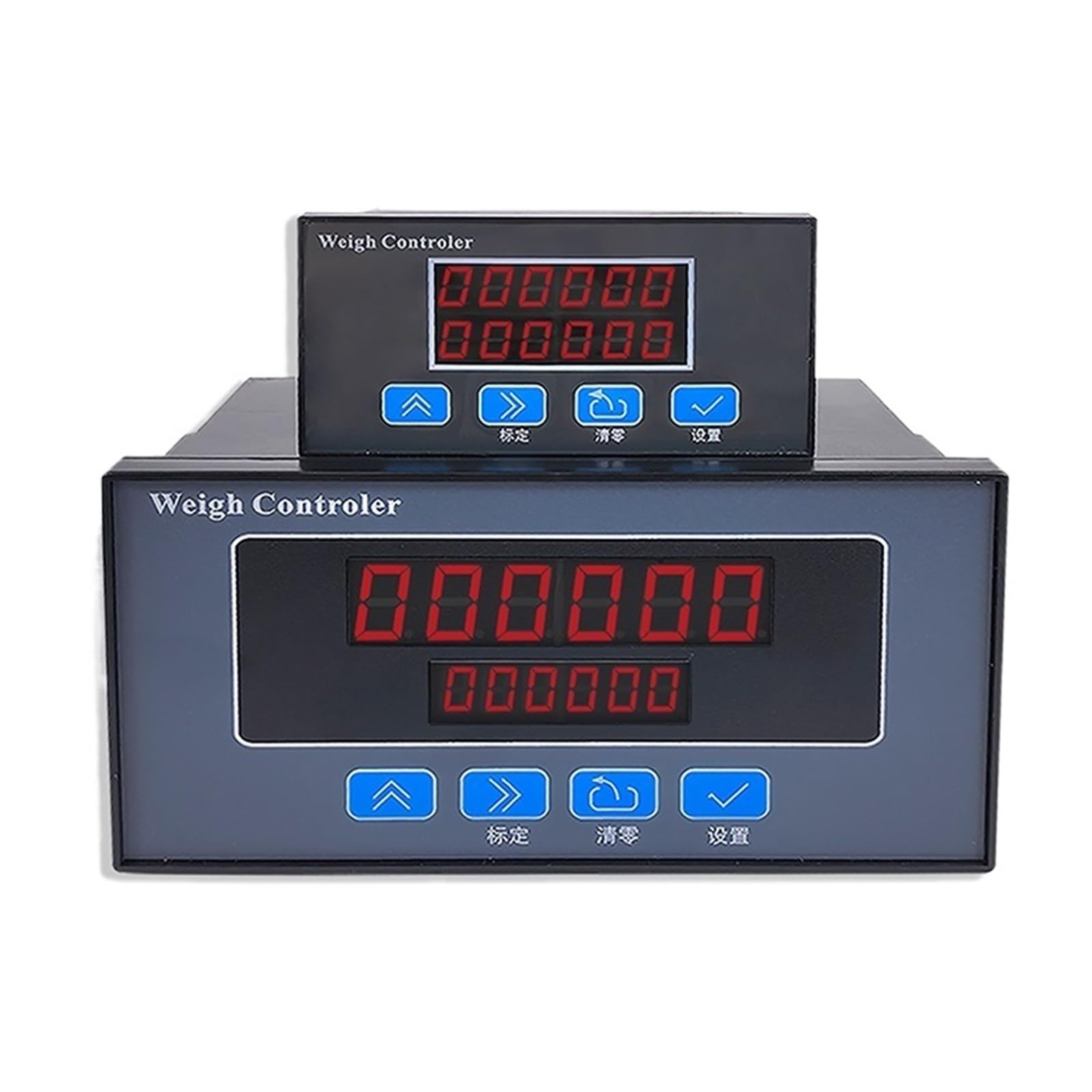 RISWEKFW 1pcs Industrial Load Cell Indicator with RS485 Communication Intelligent Weighing Display Controller for PLC Force Measurement Sensor(B3-ch AC analog)