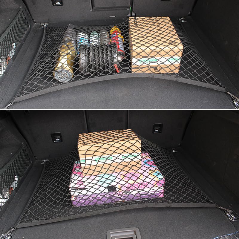Red de Carga para Almacenamiento Trasero de Maletero de Coche, para Ford Puma 2016-2023, Accesorios de Malla elástica para Equipaje de Maletero, una Sola Capa 110 * 60