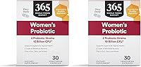 Vista 5 de 365 by Whole Foods Market, Probiótico Once Daily para mujer (vegetariano y libre de soja, lácteos y trigo), 10 mil millones de UFC, 30