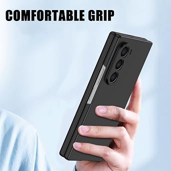 Case for Samsung Galaxy Z Fold 7 with Privacy Screen Protector,Ultra Thin Shockproof Scratch Resistant Bumper Cover Protective Phone case for Galaxy Z Fold 7 2025,Blue