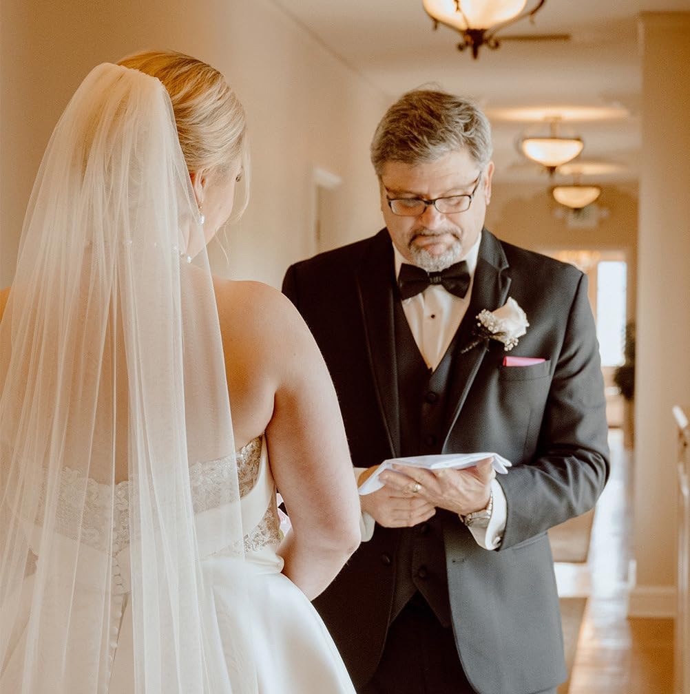 Stepdad Step Dad of the Bride or Groom Gift | Personalized Wedding Handkerchief | Stepfather Step Father of the Bride or Groom | Bonus Dad Wedding Gift - Image 7