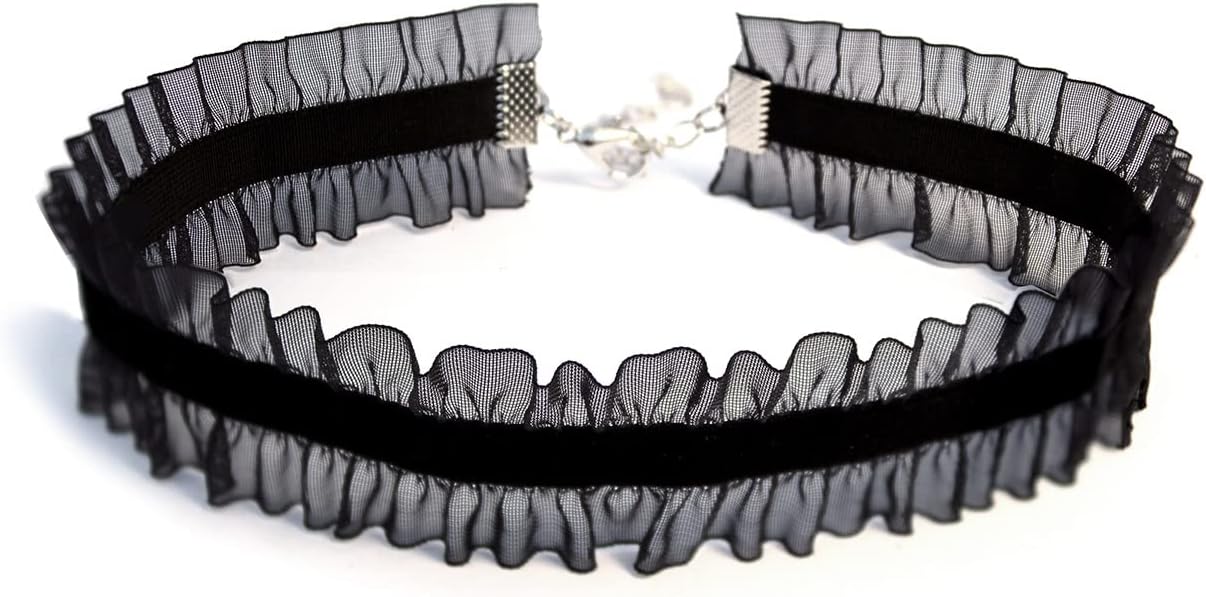 OLYPHAN Black Cat Costume for Women with Sexy Masquerade Lace Mask, Lace Cat Ears Headband & Kitty Lace Choker Adults/Adult - Image 9