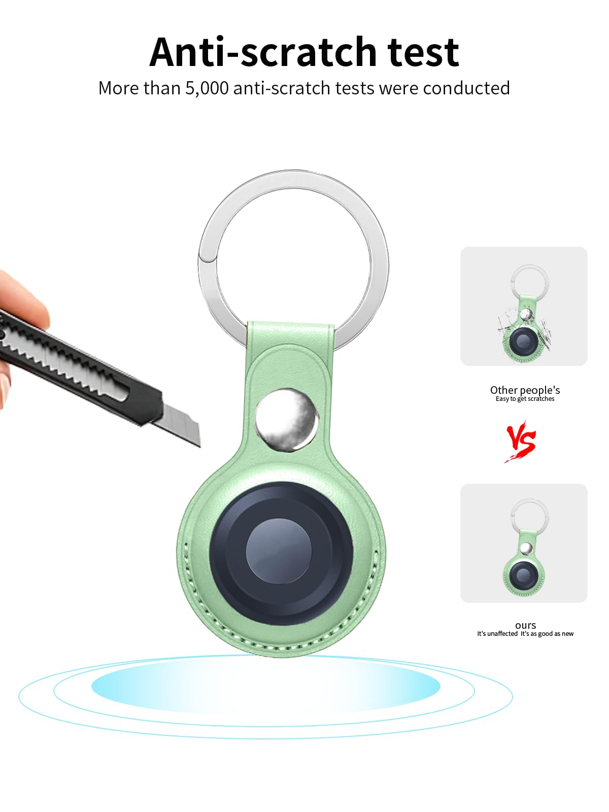 2-pak etui ochronne do telefonu Motorola Moto Tag Smart Anti-Loss Tracker silikonowy breloczek do kluczy – trwałe i stylowe pokrycie, wodoszczelne, odporne na upadki, zielone