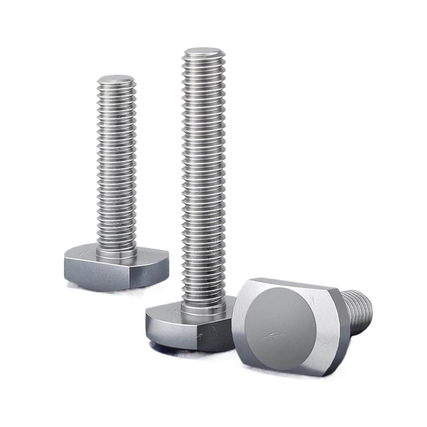 CHATROOM 1/2pcs M6 M8 M10 M12 304 Stainless Steel T Shape Bolts (Size : M12-1pcs, Color : 55mm)