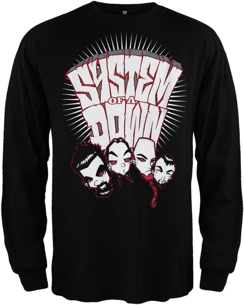 System Of A Down - Blocks Long Sleeve T-Shirt - XX-Large