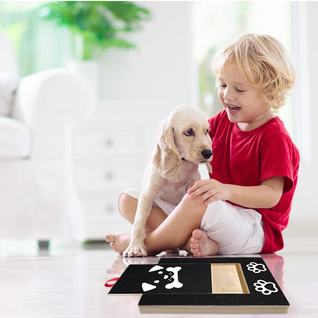 Lima per unghie in legno per cani con cassetto per dolcetti, alternativa ai tagliaunghie per cani senza paura