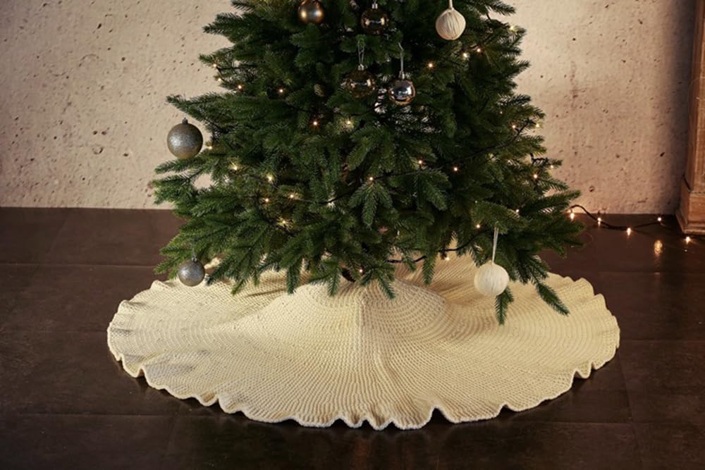 Amazon.co.jp: 手編み スタイル クリスマス ツリー スカート Amazon.co.jp: 手編み スタイル クリスマス ツリー スカート