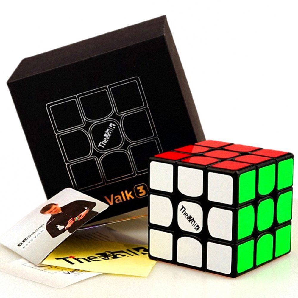 CuberSpeed QiYi 3x3x3 Magic Cube Smooth Speed Cube 3D Puzzles Cube with Carbon Fiber Surface 3X3X3 Speed Cube