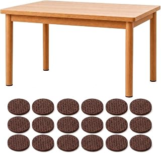Furniture Leg Pads, Round, 0.984 inch, 18 Count