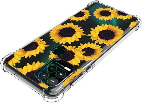 Miniatura 4 de Funda para Moto G Stylus 5G 2021, Motorola XT2131DL Funda transparente para niñas y mujeres, TPU suave a prueba de golpes, funda protectora