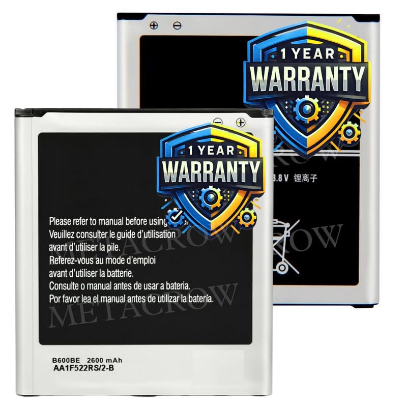 Image of Original B600BC Battery Compatible for Samsung Galaxy S4 - (2600mAh) - 1 Year Warranty JK1