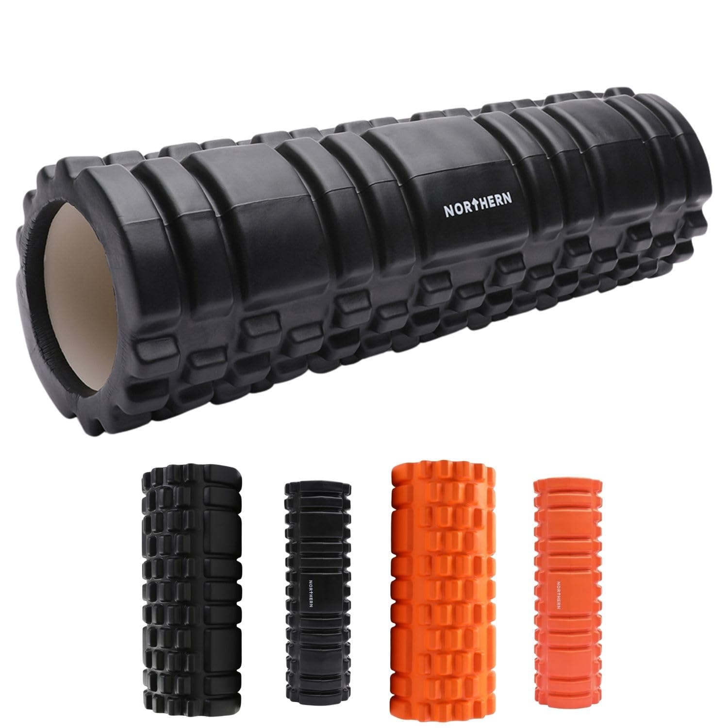 NORTHERN Foam Roller for Deep Tissue Muscle Massage Sports Massager Fitness Gym Physio Pain Relief Recovery Yoga Pilates Ultra Lightweight