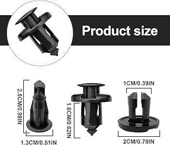 フラットバッカー　WAR IS OVER and CLIPS！2004 Amazon.com: 100PCS Bumper Fender Clips, 10mm Fender Liner Clip