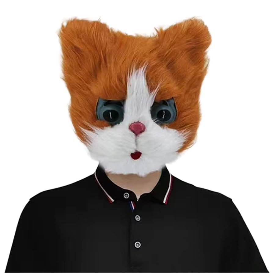 Amazon.co.jp: アニマルマスク 猫 仮面 コスプレ ハロウィン