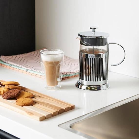 Leopold Vienna Coffee Maker Chrome, Silver, 800 ml