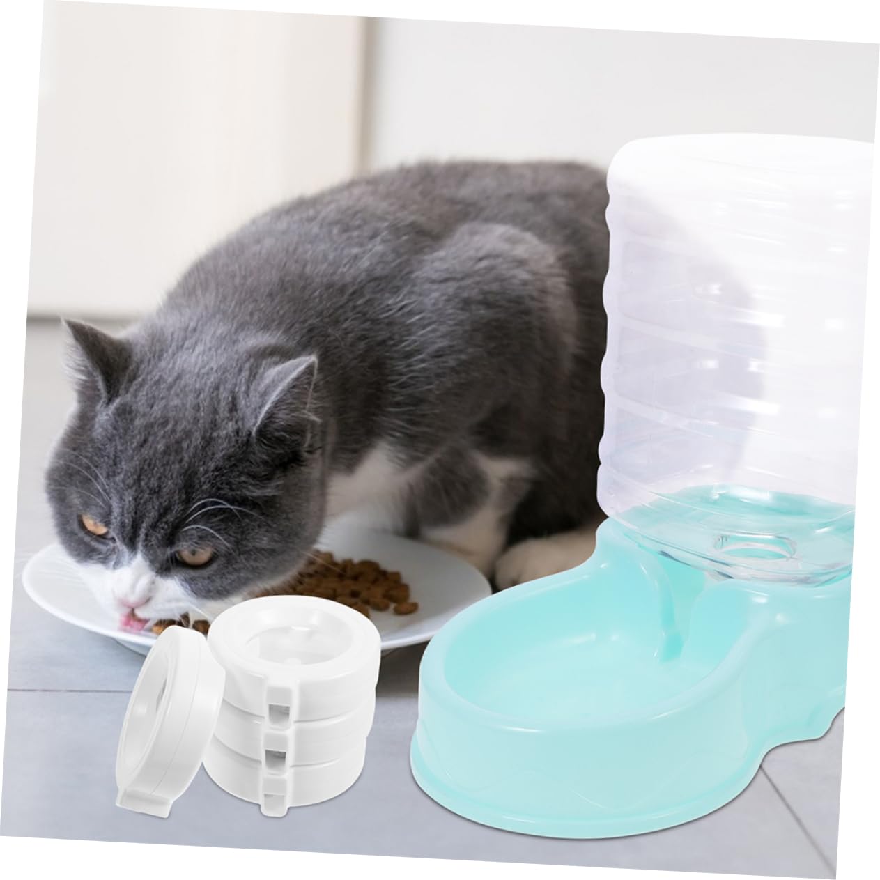 UPKOCH 8stücke Haustier Wasserfilter Ersatz Für Katzen Trinkbrunnen Abs-Material Filter Für Schwerkraft Wasserspender Entfernt Gerüche Und Verunreinigungen Pflege Und