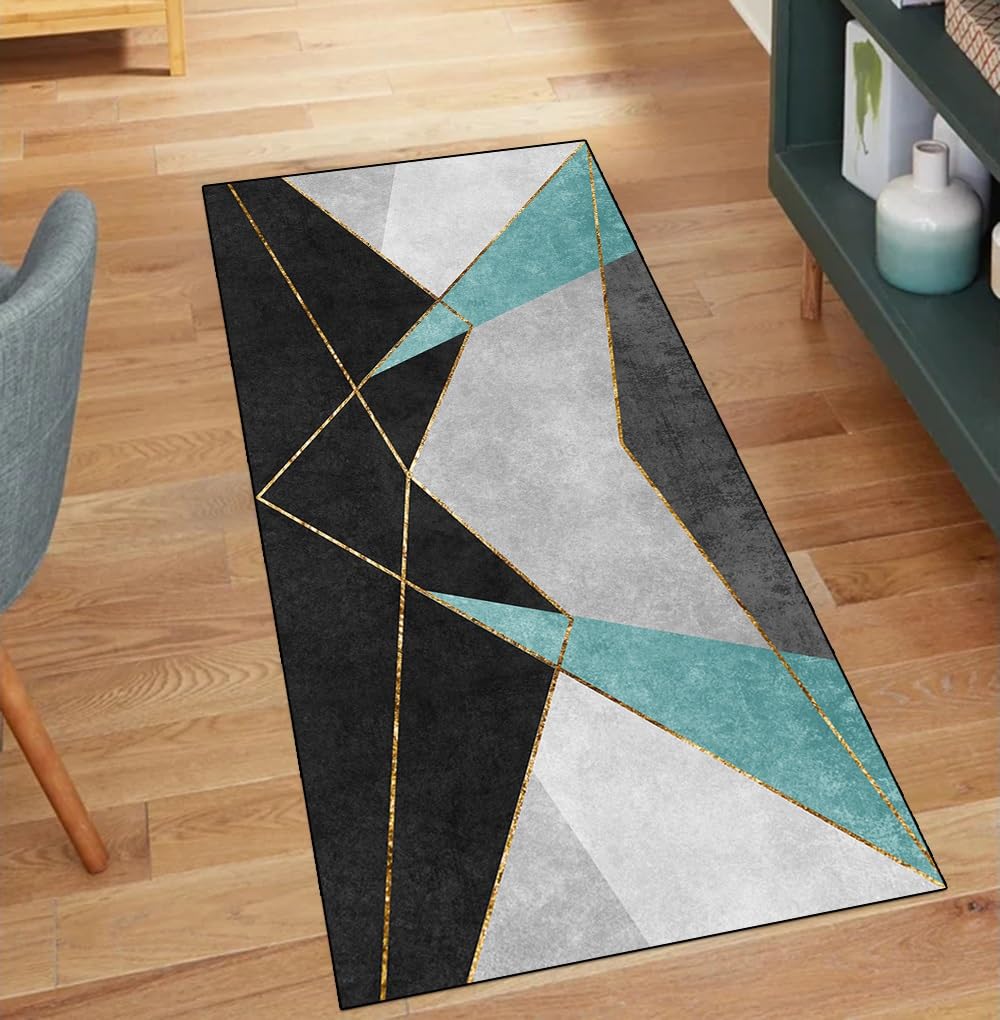 Alfombra de cocina cian para transformar la decoración del hogar