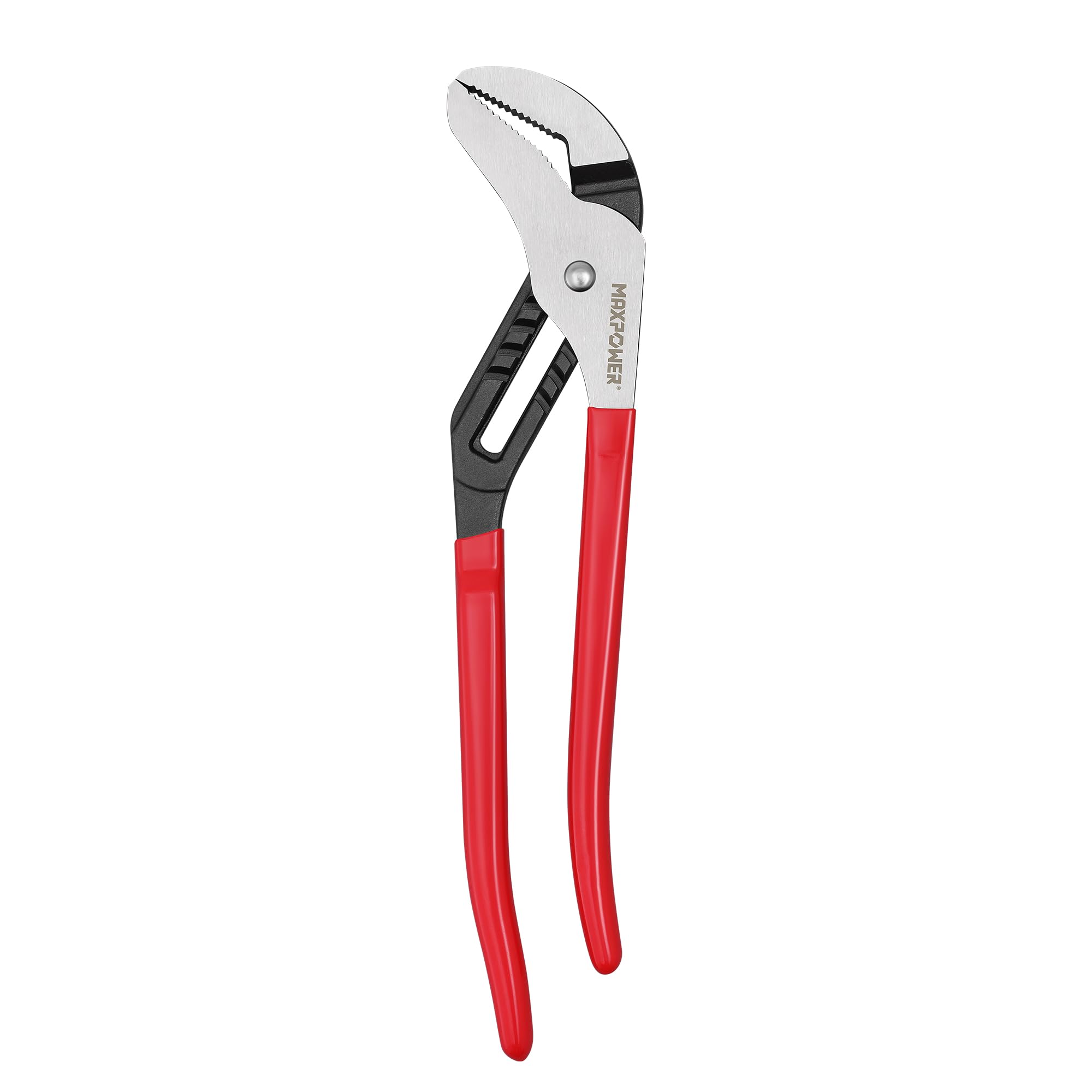 Maxpower 16 Inch Water Pump With Pliers Straight Jaw, Adjustable Tongue And Groove Plier, Slip Joint Plumbing Pliers