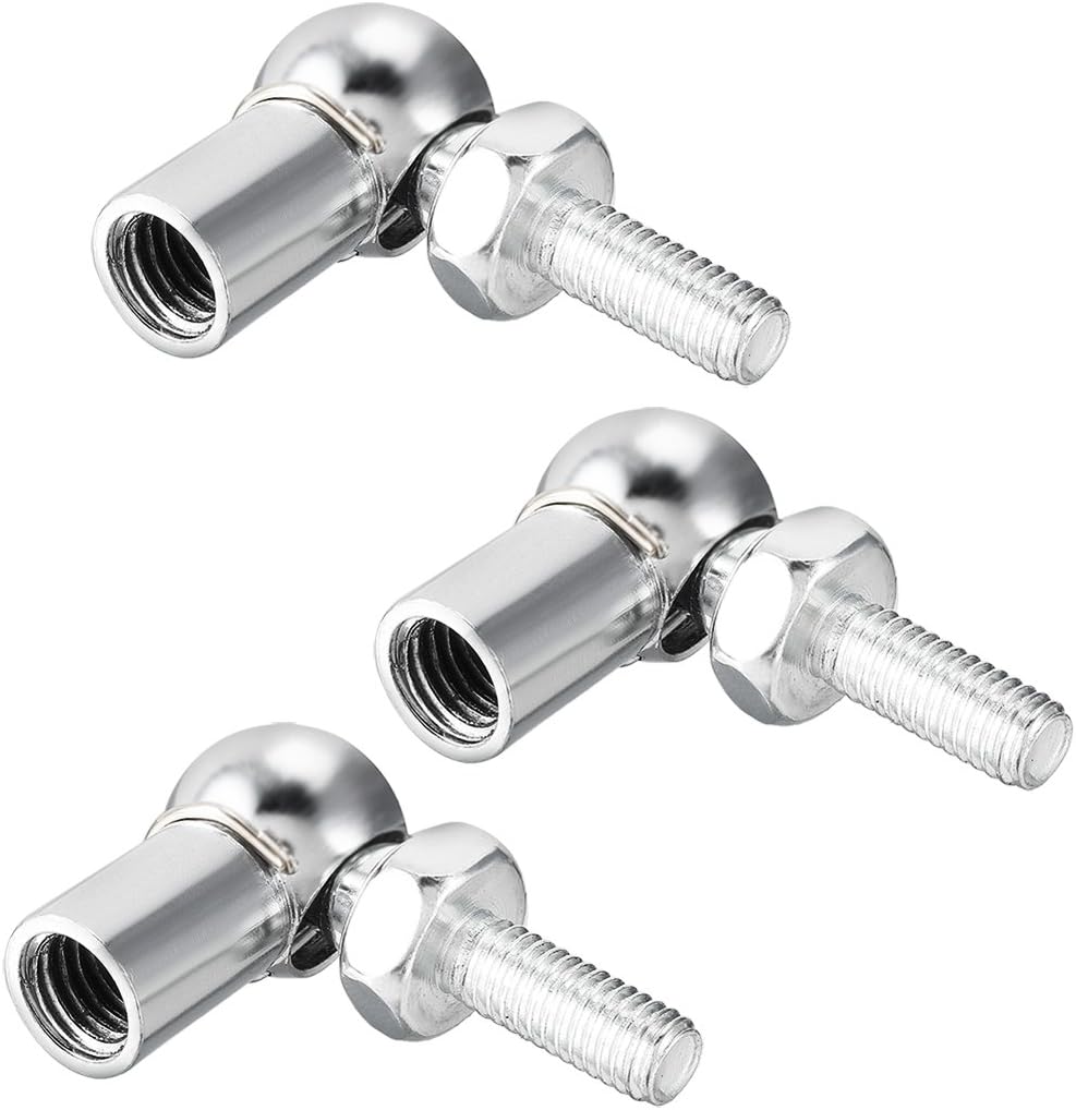 uxcell Gas Spring End Fitting M8 Female Thread 6mm Round