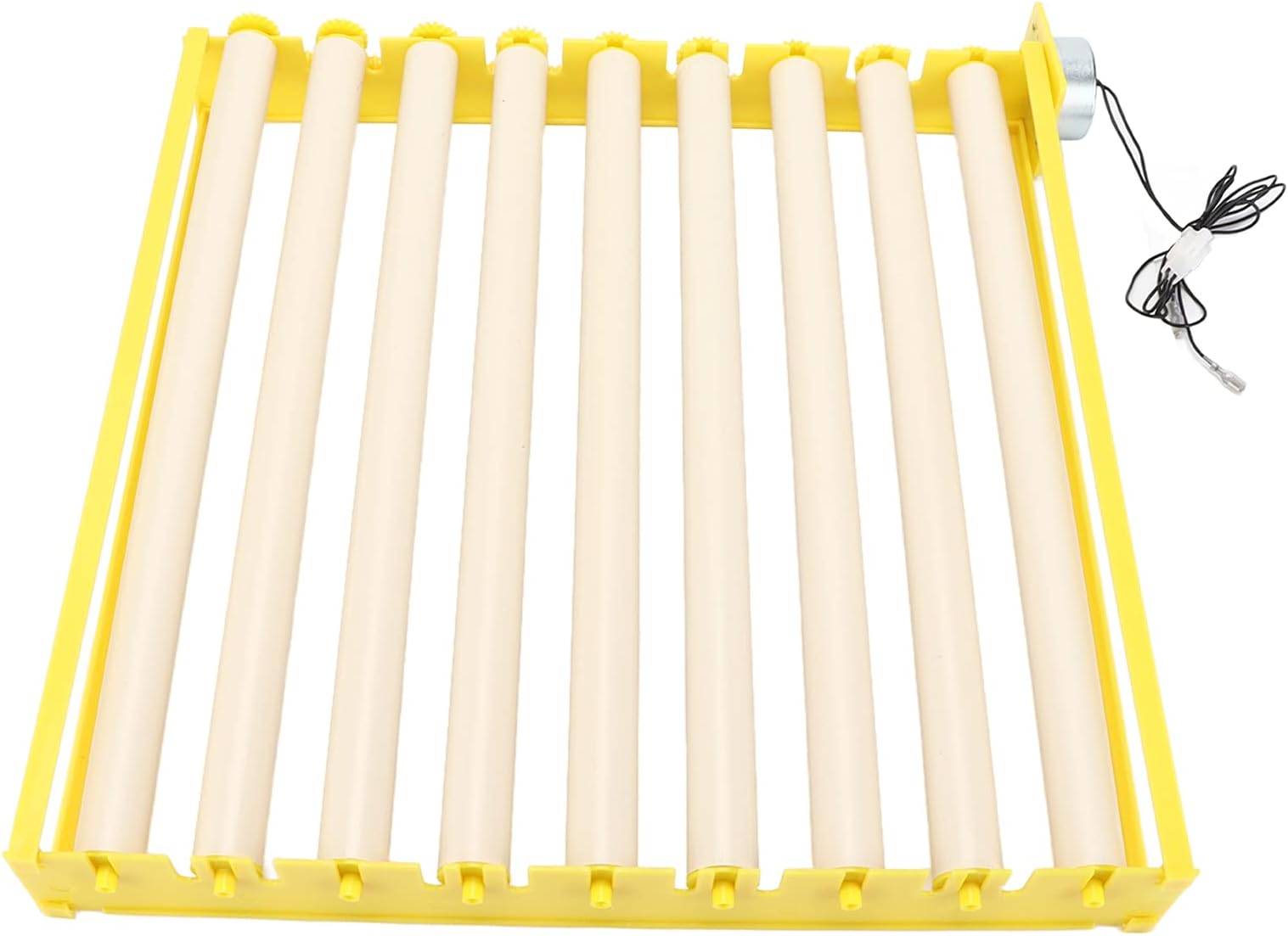 Fren Egg Incubation Tray, Eggs Turning Tray Automatic for Egg Incubator, 56 Eggs Turner Quail Egg Carton Fully Automatic Egg Incubator Turner for Home Farm with Hatching Grill