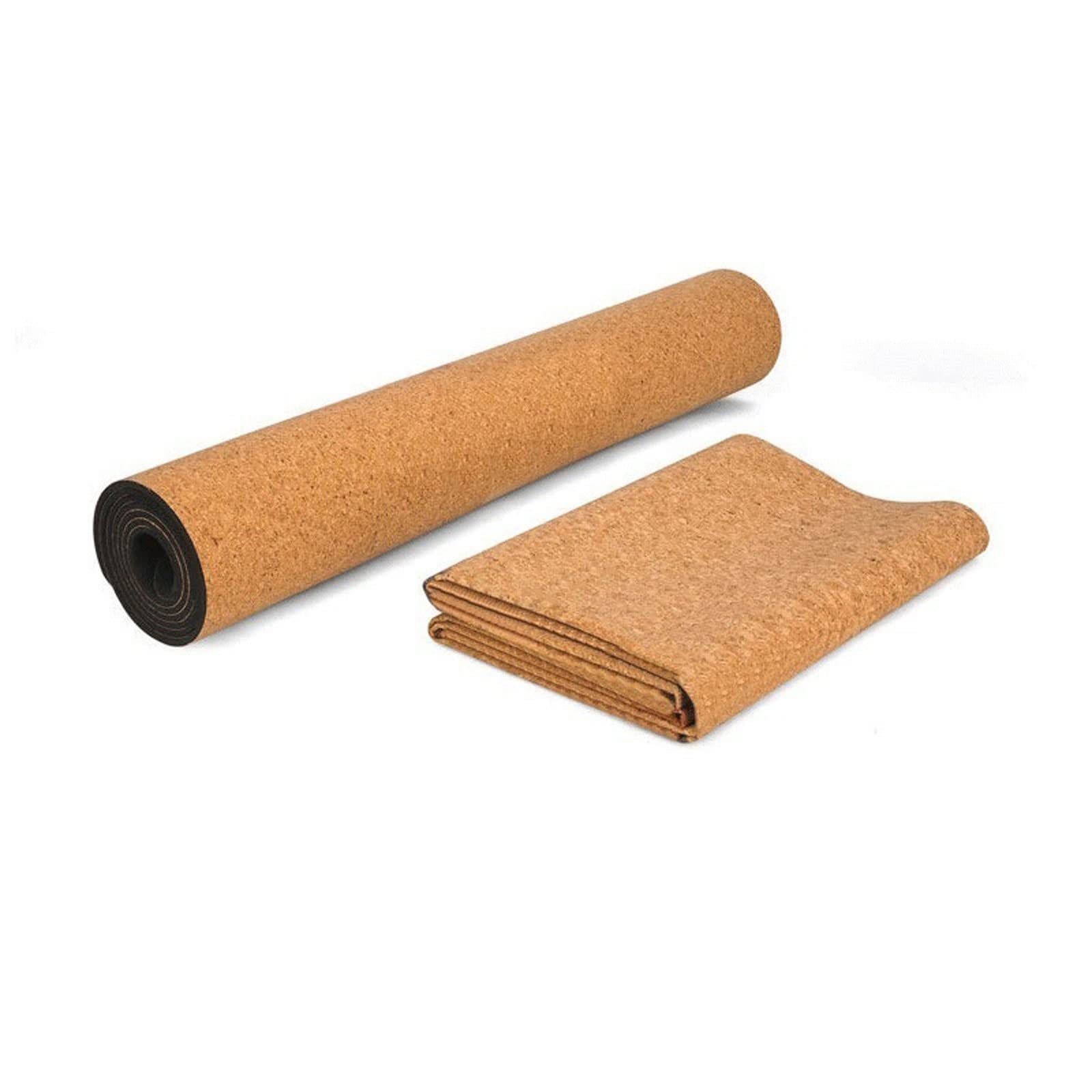 DieffematicYJD Esterilla Yoga Corcho natural TPE Mats de gimnasia de yoga Mats de gimnasio Pads de ejercicio que no se deslizan las alfombrillas de yoga absorben el sudor inodoro