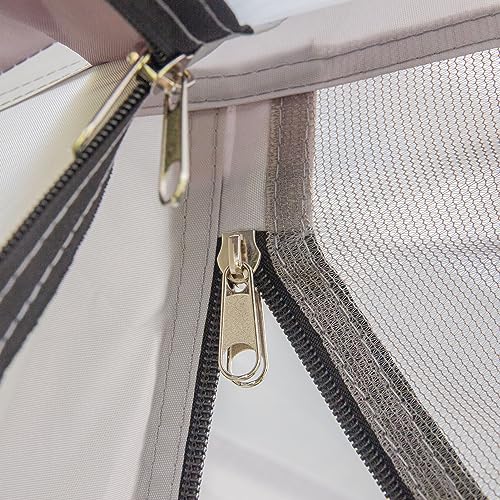 Carpa para camping negra de diseño espacioso miniatura 5