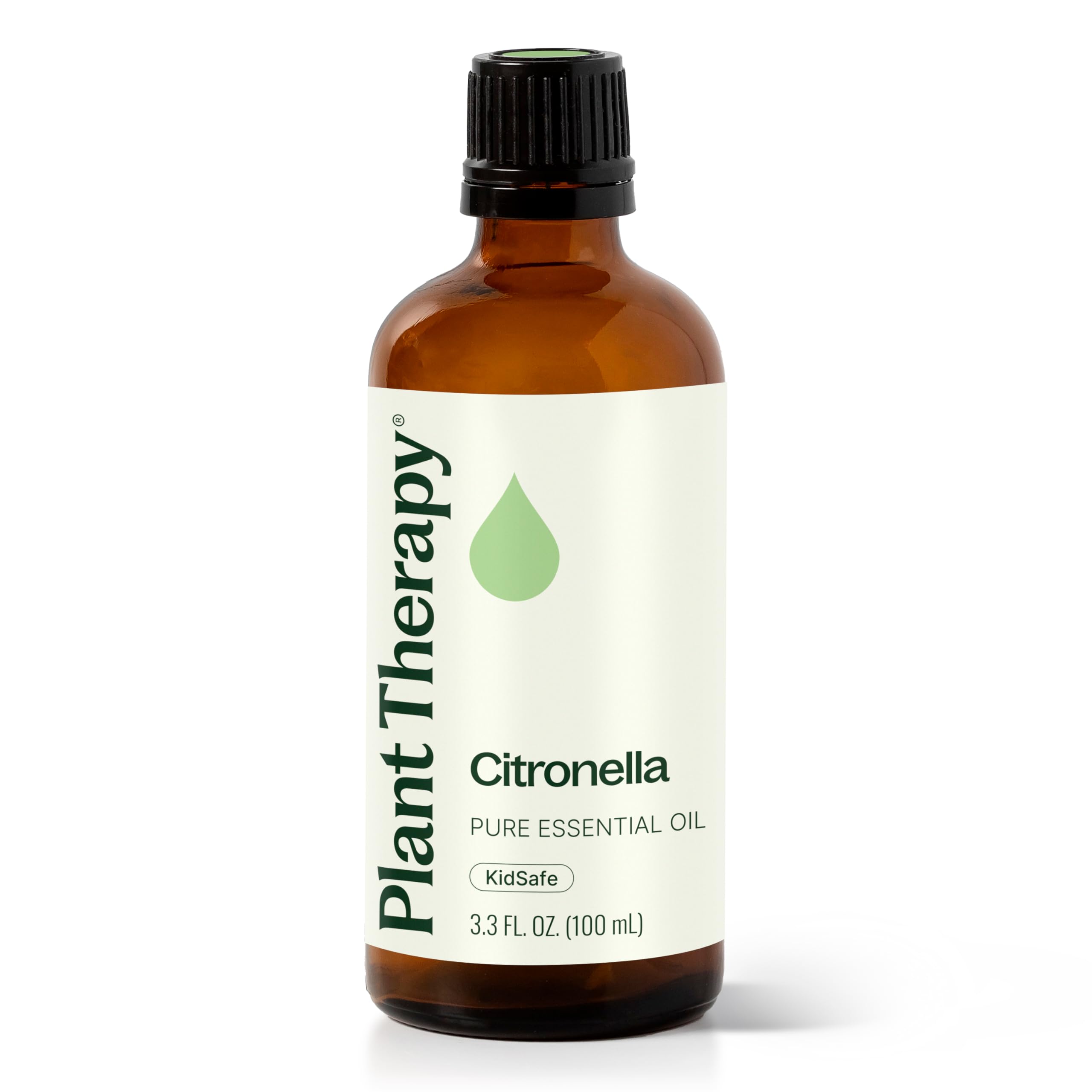Citronella Essential Oil 100 mL (3.3 oz) 100% Pure, Undiluted, Citronella Oil for Aromatherapy, Diffuser, Candle Making, Skin Care, Outdoors, Therapeutic Grade