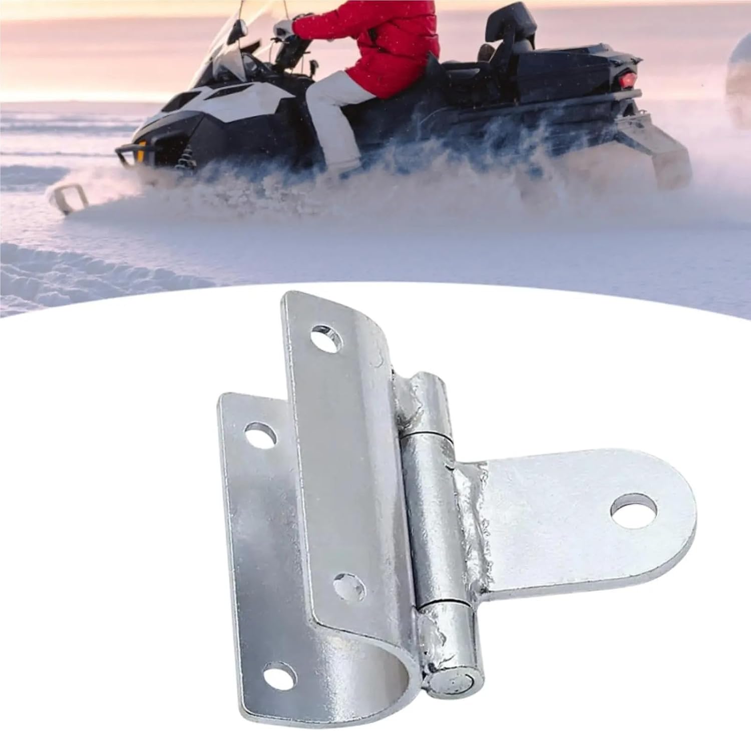 Snowmobile Hitch Snowmobile Bumper Tow Hitch Heavy Duty Metal Replacement Accessory