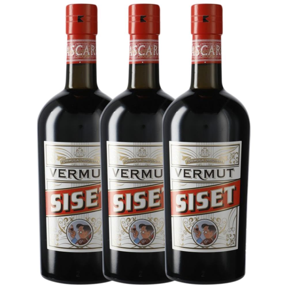 Wermut Mascaró Siset 75 cl (Schachtel mit 3 Flaschen von 75 cl)