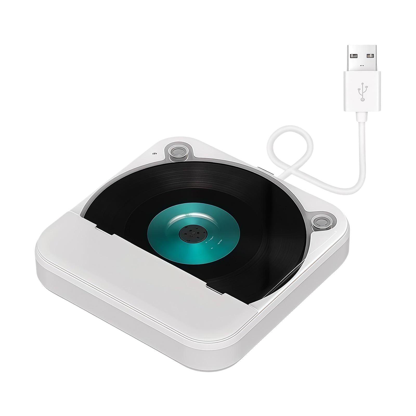 Lettore di dischi per auto portatile per sistemi audio con assistente USB e palmare per gli appassionati di musica Lettore di dischi per auto
