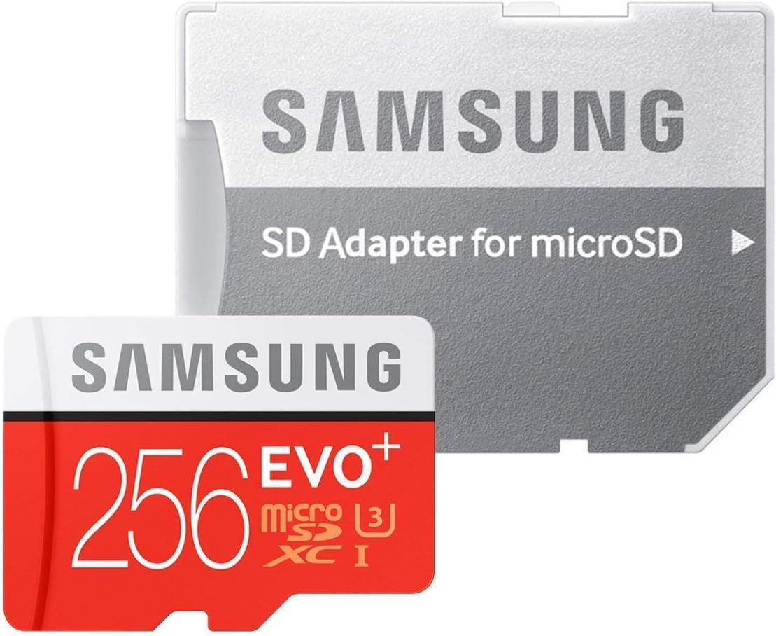 Samsung EVO+ 256GB UHS-I microSDXC U3 Memory Card with Adapter (MB-MC256DA/AM) (1 Pack)