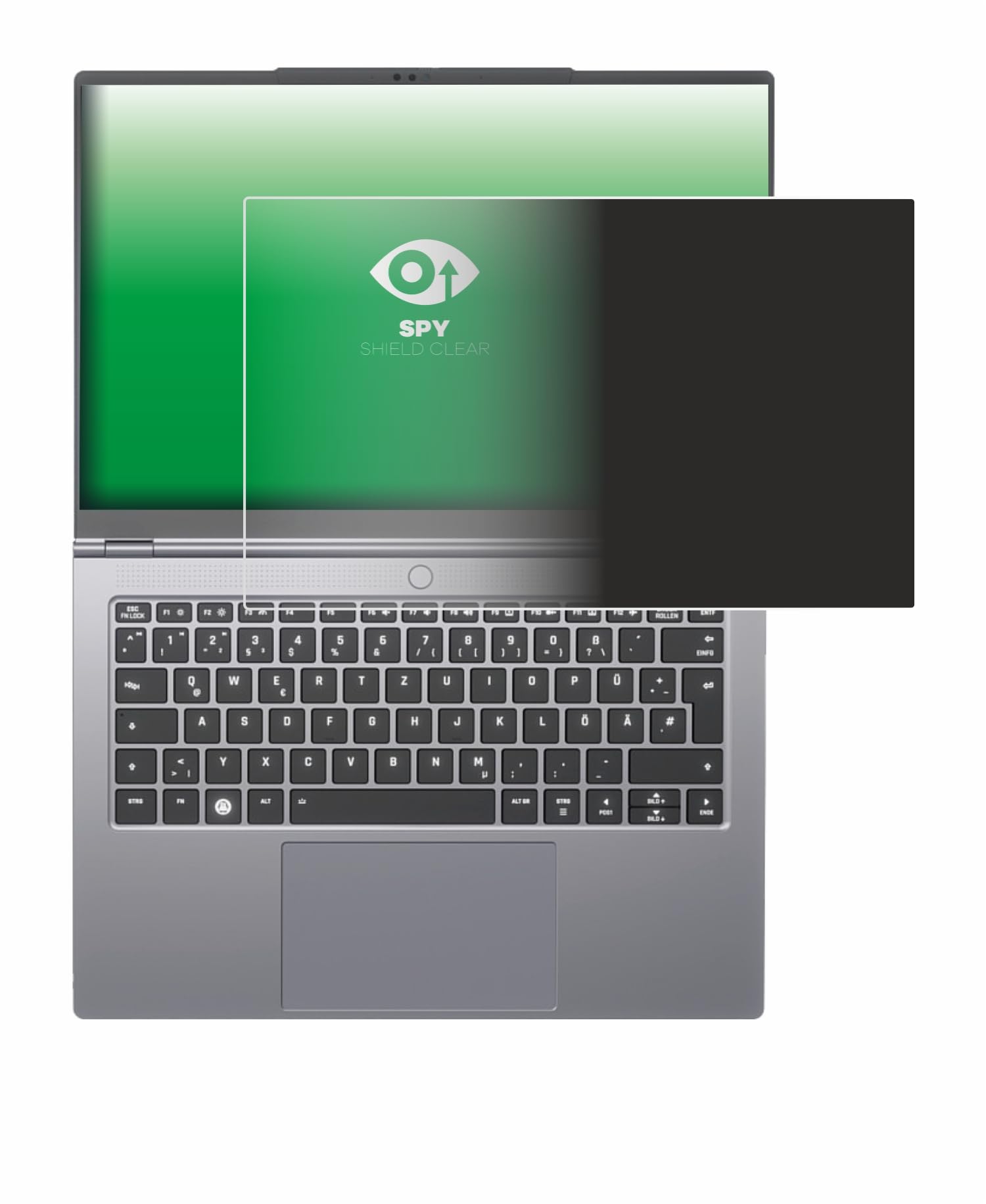 upscreen Pellicola Privacy per Tuxedo InfinityBook Pro 14 Gen 10 | , Anti-Spy Protezione Schermo Made in Germany, Anti-Spia Privacy Screen Protector Chiara