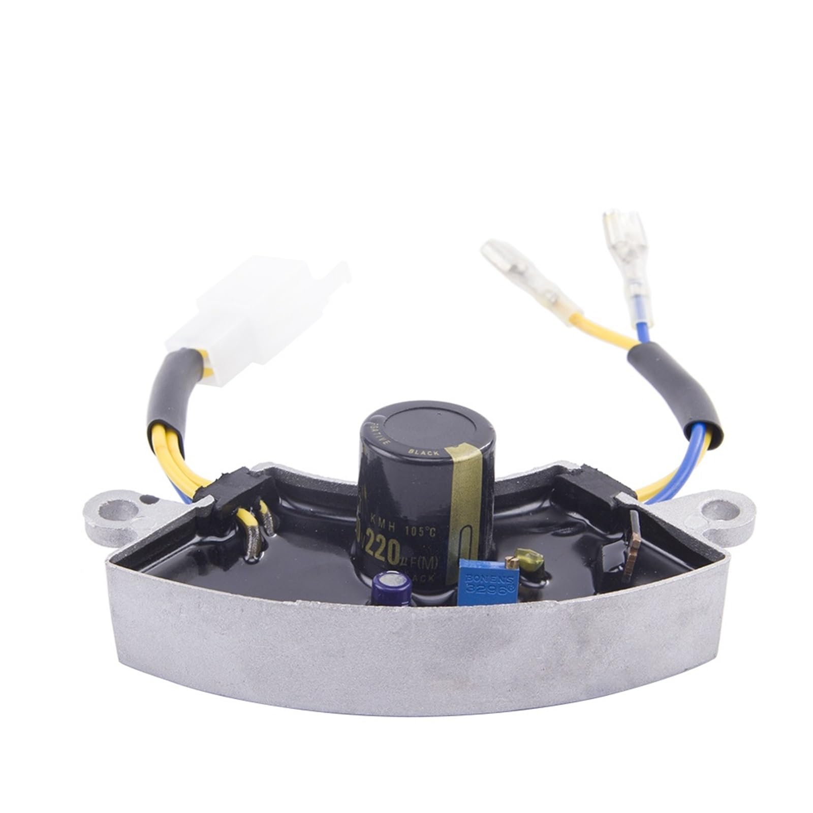 Générateur à essence 2 kW 3 kW 220 V AVR, régulateur de tension automatique, stabilisateur, boîtier en aluminium, pièces de générateur 250 V 220 UF(2kw)