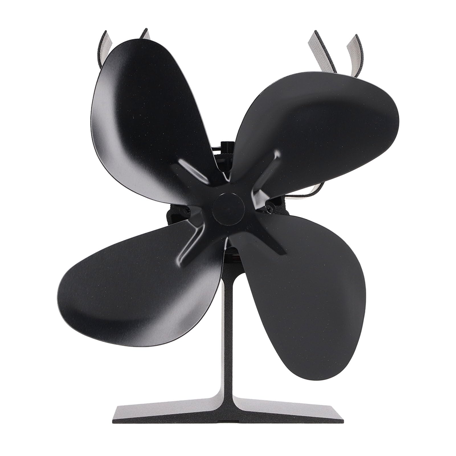 Ventilatore per Stufa a Legna con Grande Volume D'aria Alimentato a Calore per Caminetto, Funzionamento a Basso Rumore, Design Ecologico in Lega di Alluminio