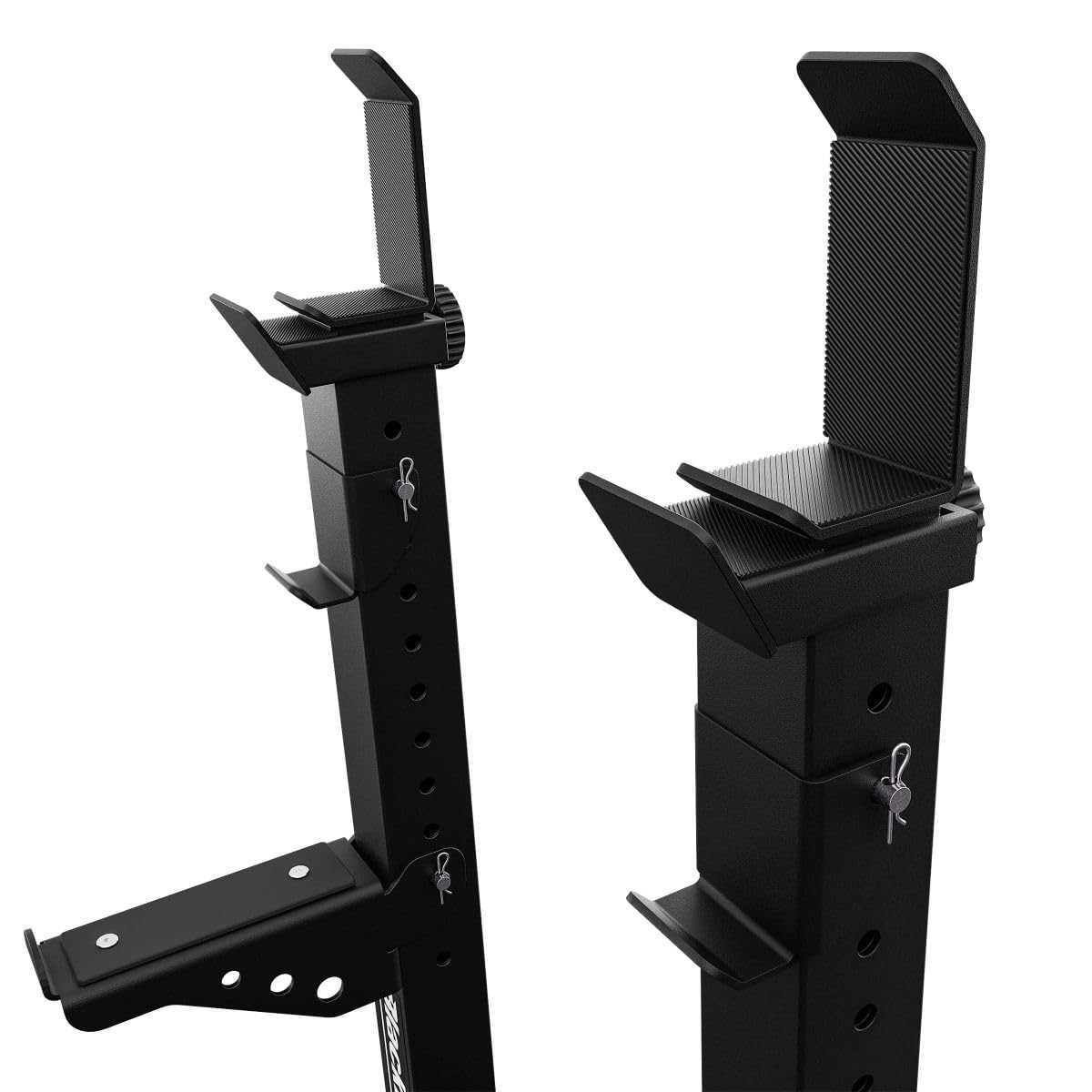 K-Sport: Supporto per bilanciere rinforzato regolabile fino a 350 kg, supporto professionale per allenamento muscolare efficace, supporto regolabile in altezza, supporto per squat
