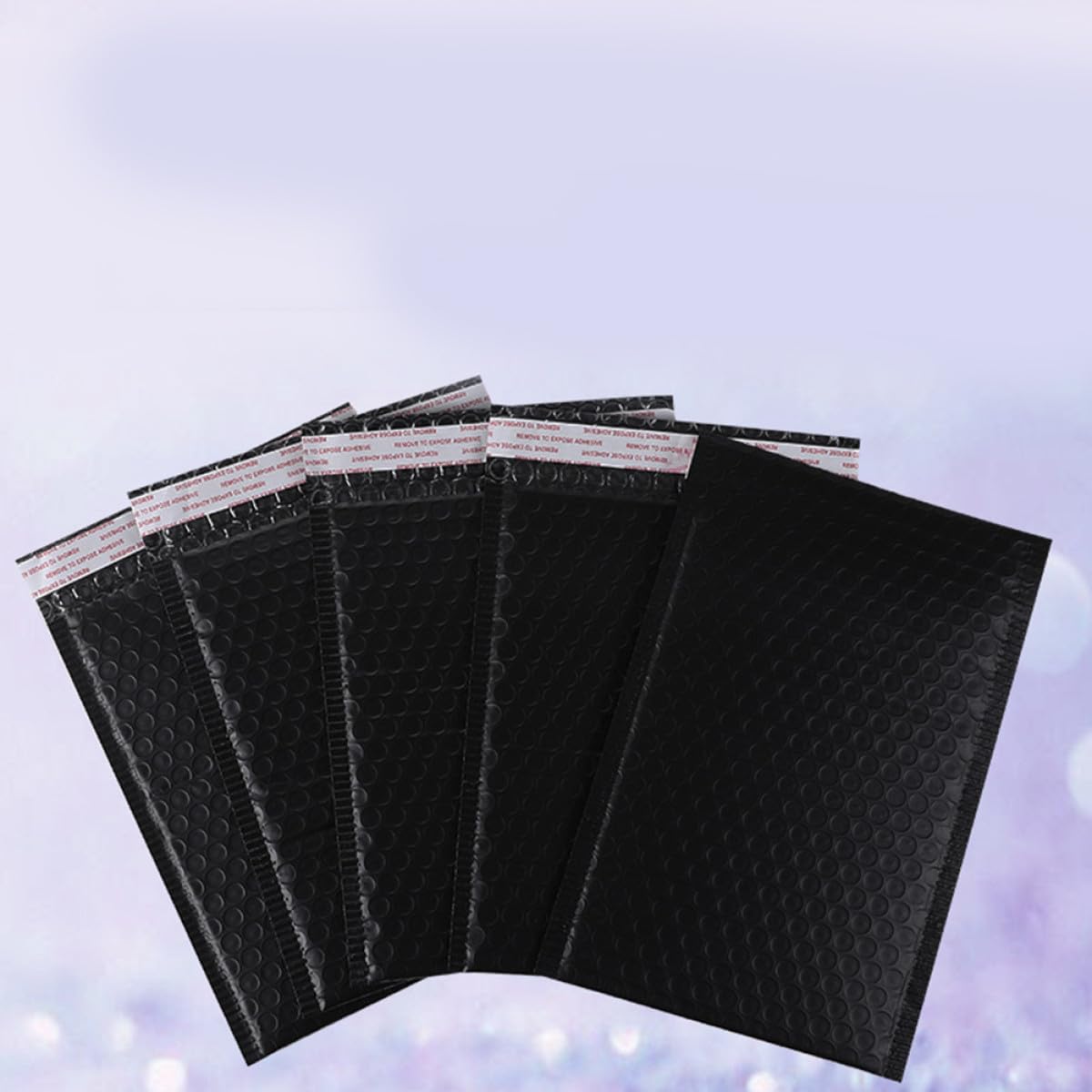 Paquet de Livraison Antichoc Noirs 25 Pièces 33 X 25 CM, Enveloppes à Bulles Auto-Adhésives Étanches pour Envoi Colis et Stockage Polyvalent