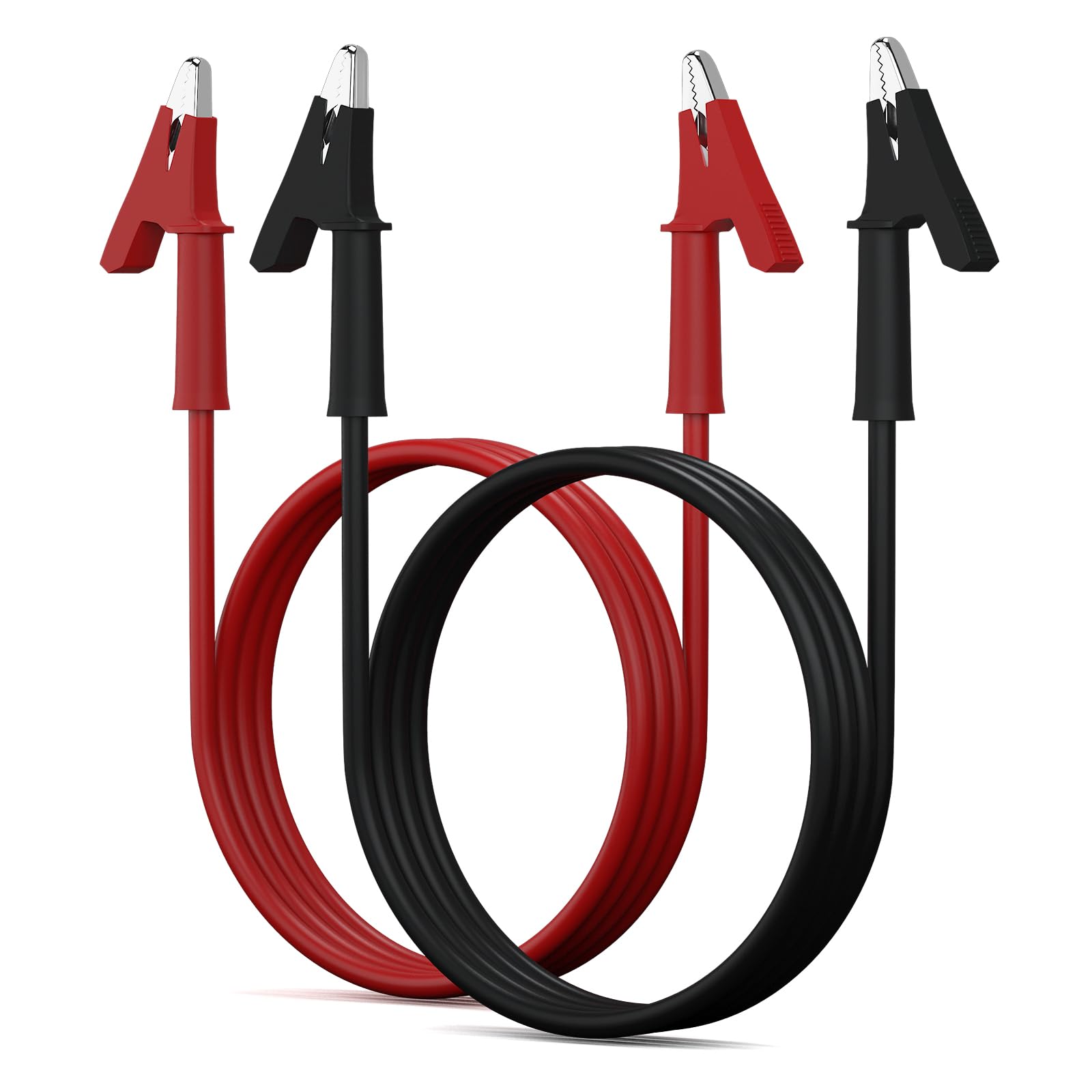 DROK 14 AWG Test Leads with Alligator Clips Electrical - Pack of 2