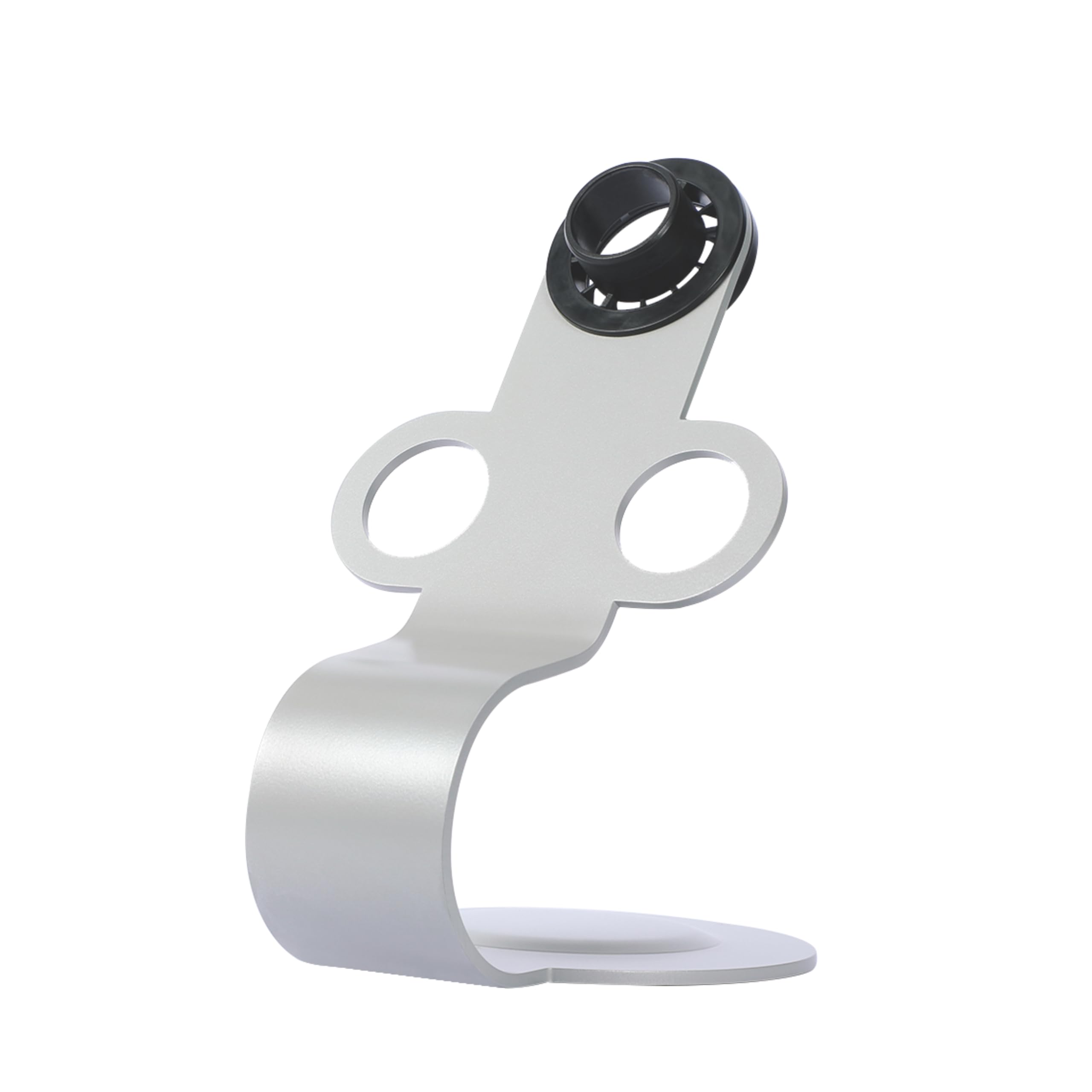 PureMounts® Haartrockner-Halter für Dyson® Supersonic, Magnetbefestigung, Kabelmanagement, Silikonpolster, grau