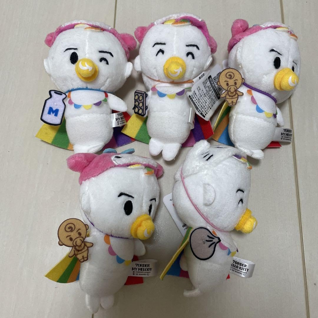 【非売品】7ORDER×サンリオ　小田ちゃん　パペット&amp;マスコット　15種セット 7ORDER(セブンオーダー)×SANRIO CHARACTERS」プライズ登場記念