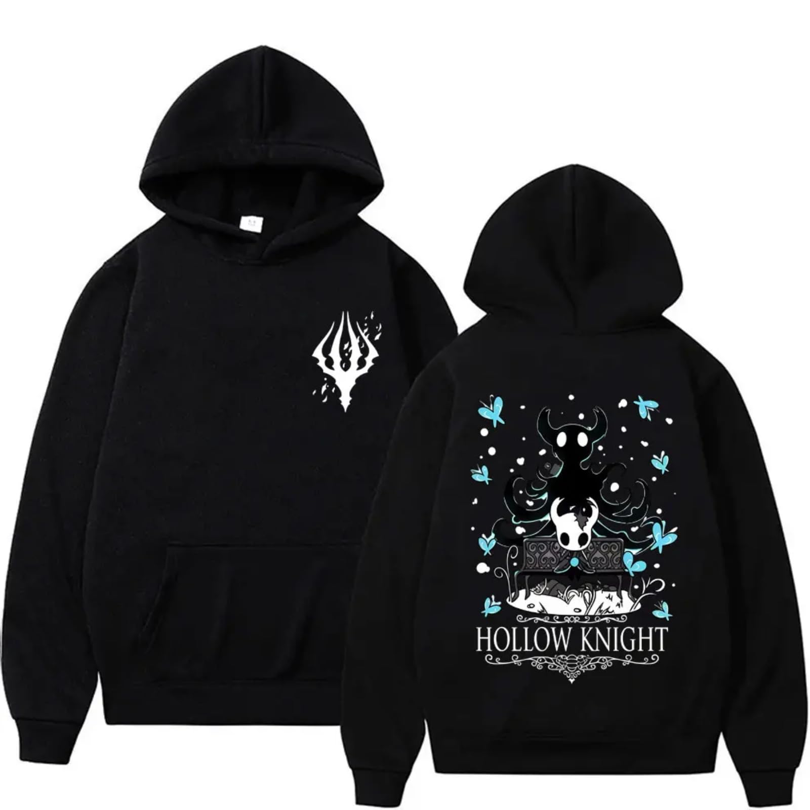 Knight Hooded Sweatshirt Men's Casual Hoodie Long Sleeve with Pocket Streetwear