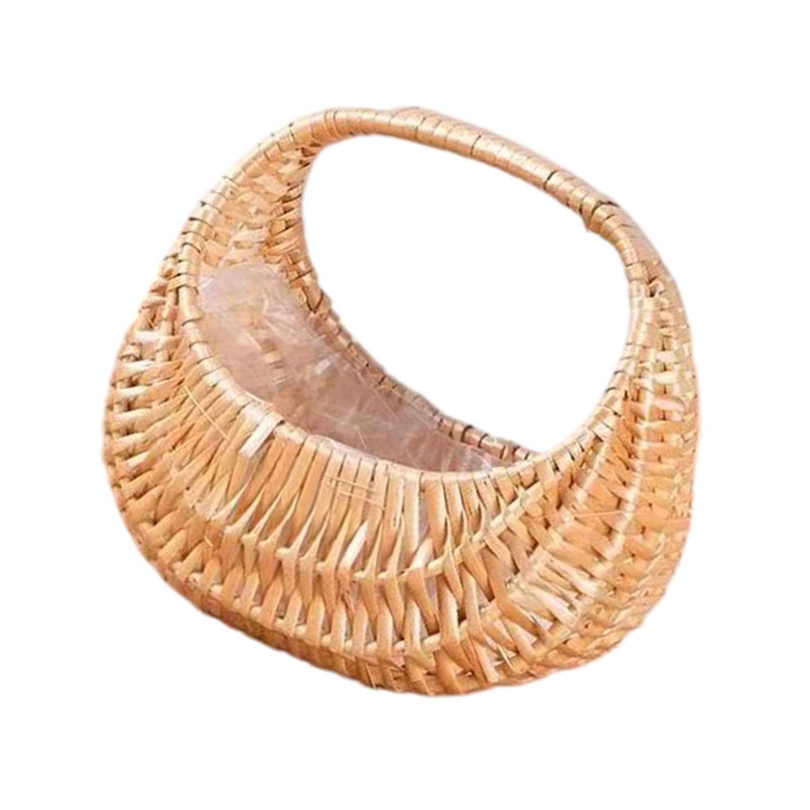 our fave Farmhouses Handwoven Storage Basket Multipurpose As Home Accent and Practical Organizers Tabletop Flower Vase