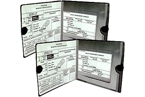 ESSENTIAL Car Registration Wallet Display cards and Documents Securely