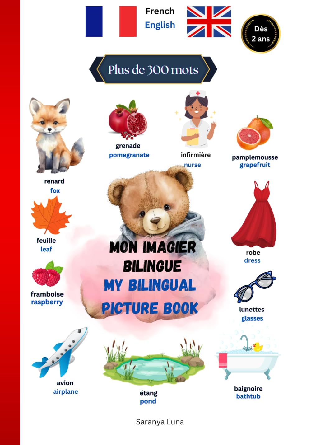 Mon imagier Bilingue | My Bilingual picture book: English – French more than 300 words