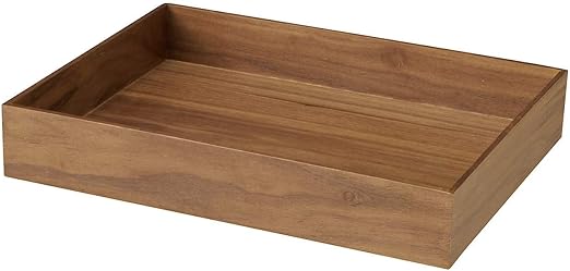 Amazon Co Jp 無印良品 スタッキングシェルフ用トレー ウォールナット材 幅37 5 奥行28 5 高さ6cm