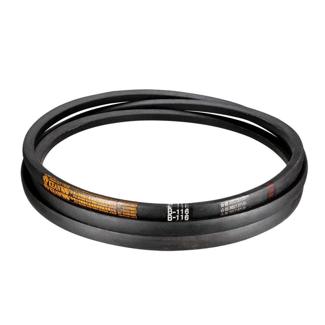 uxcell B-116 V-Belts 116" Inner Length, B-Section Rubber Drive Belt