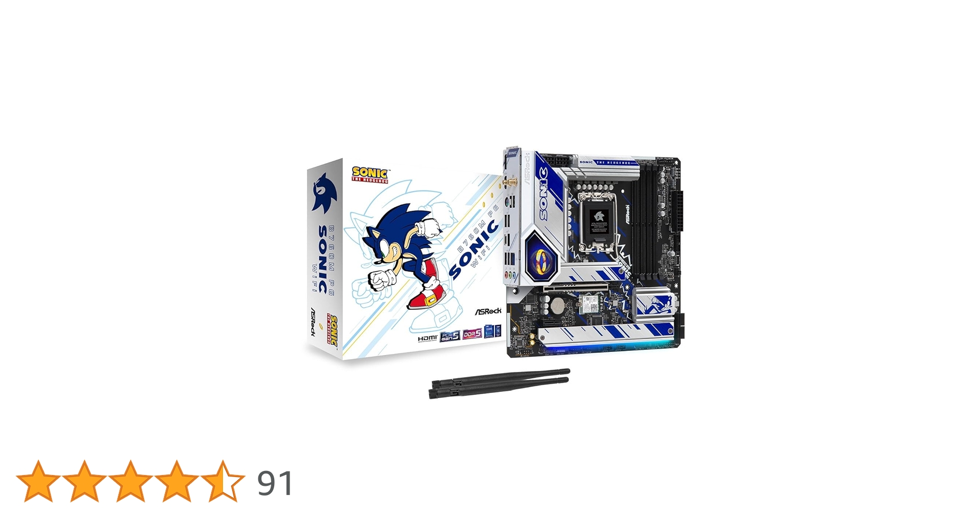 マザーボード ASRocK B760M PG SONIC WiFi ASRock | B760M PG SONIC WiFi