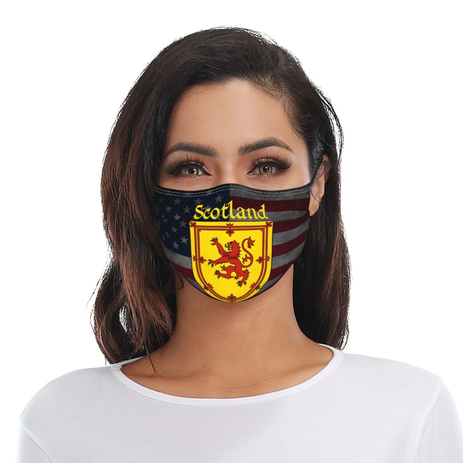 Lion Rampant Scotland Scottish Adult Dust Mask Adjustable Dust Face with 2 Filter8850