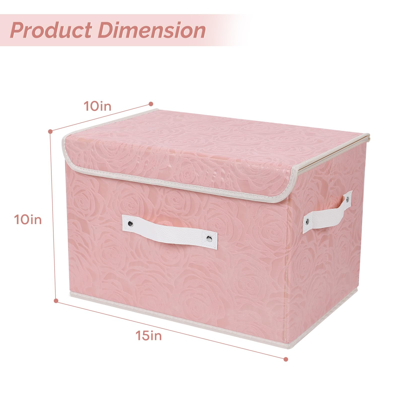 Amazon｜Lucky Monet (ラッキーモネ) かわいい収納ボックス 蓋付き