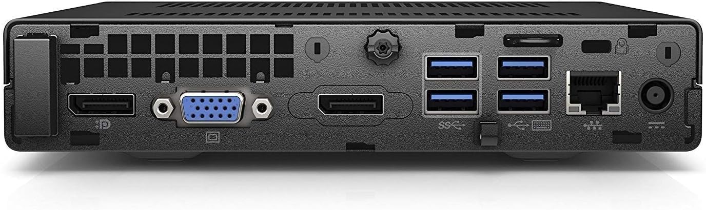 HP EliteDesk 800 G2 Mini PC de Escritorio, Intel Core i7-6700T, 8 GB de RAM, SSD de 256 GB, Teclado y ratón, Wi-Fi, Bluetooth, Windows 11 Pro (Reacondicionado)