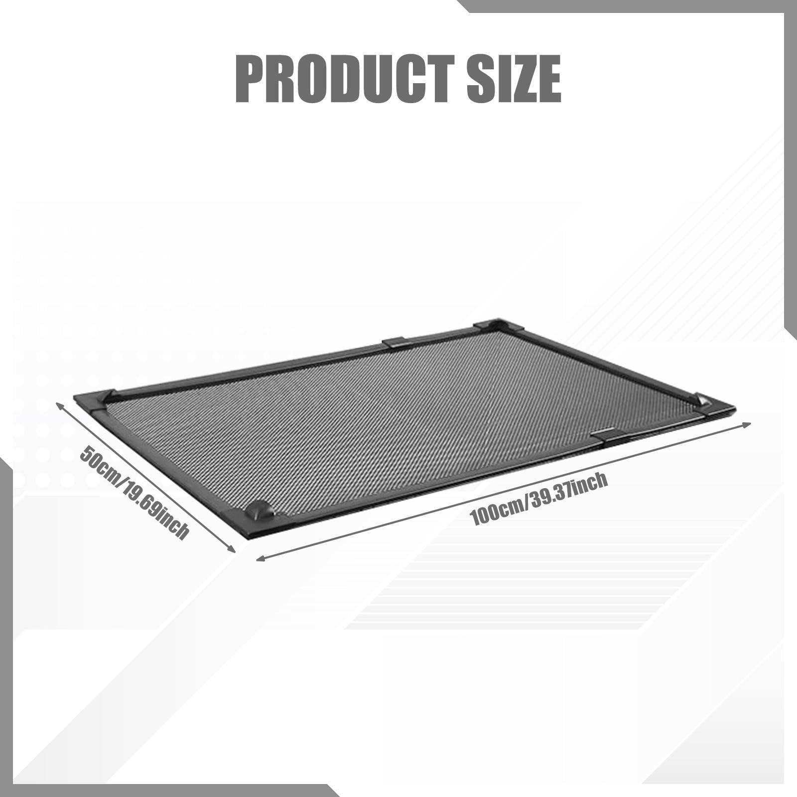 Aquarium Abdecknetz Aquarium Abdeckung Aquarium Netzabdeckung Fischbeckenabdeckung Aus Strapazierfähigem Polyester Und Pp für Fischliebhaber Aquarien, 50cmx100cm